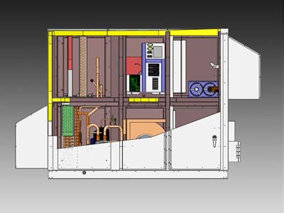 热回收式多功能一体屋顶机2EPID